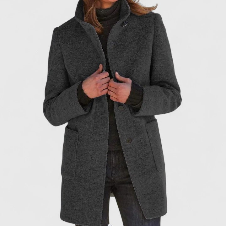Elena – Classic jacket in wool blend