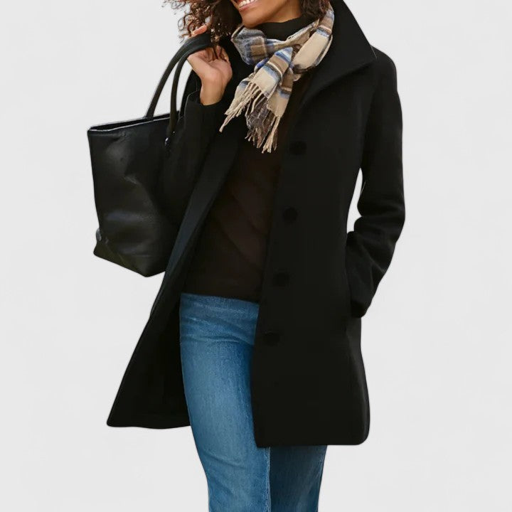 Claire – Classic Wool Blend Coat