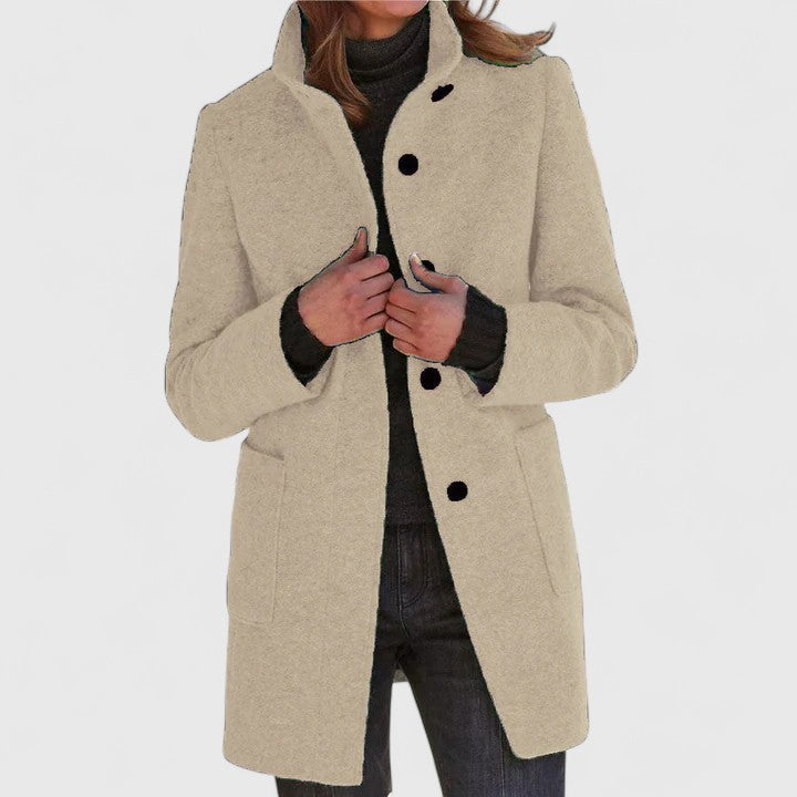 Elena – Classic jacket in wool blend