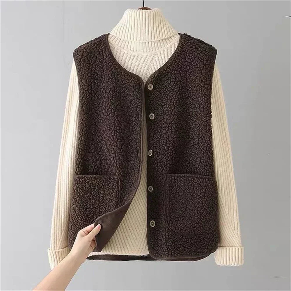 CLAIRE | SOFT TEDDY VEST