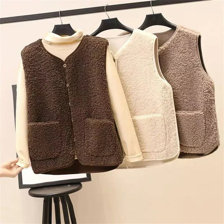 CLAIRE | SOFT TEDDY VEST