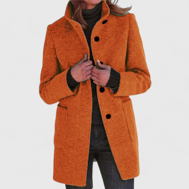 Elena – Classic jacket in wool blend