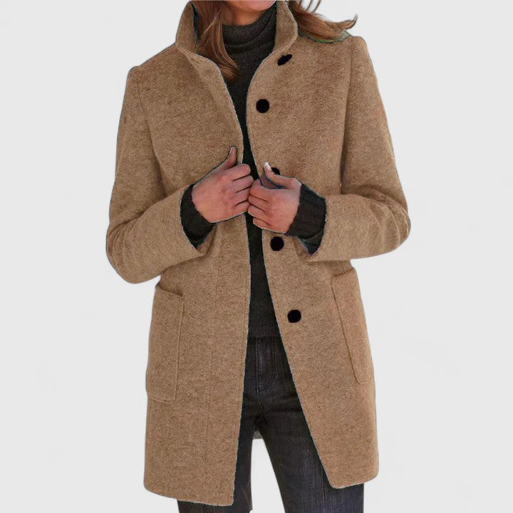 Elena – Classic jacket in wool blend