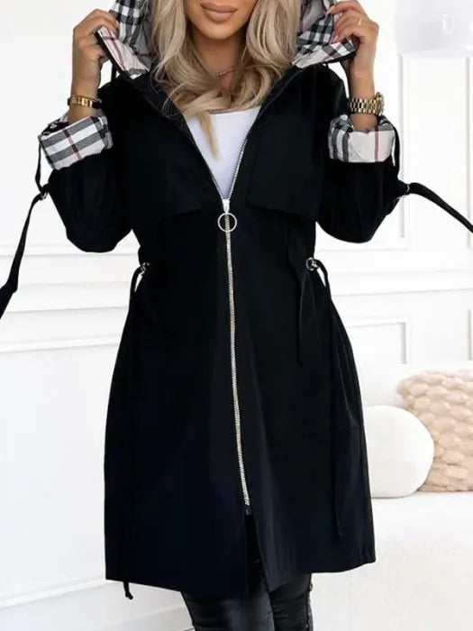VIVIENNE | STYLISH WATER-RESISTANT ZIP COAT