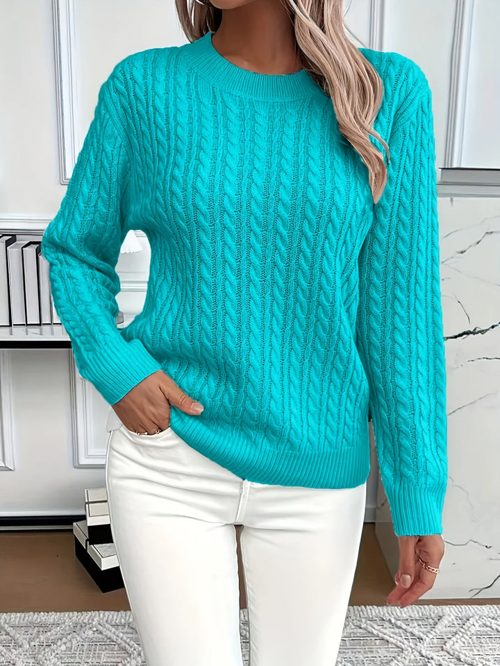 Bernila – Ladies' Cable Knit Jumper