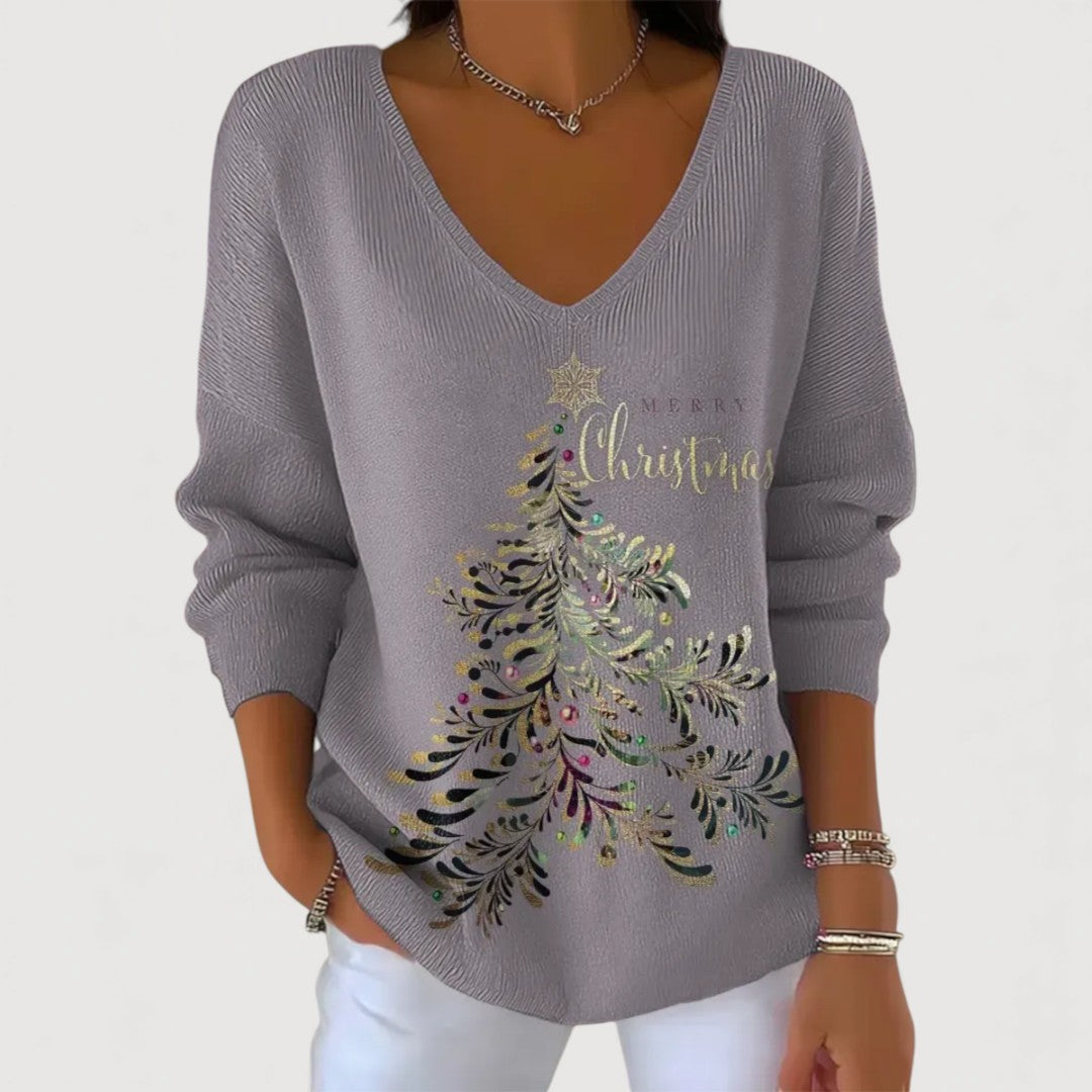 Marta™ | Holiday top with festive details