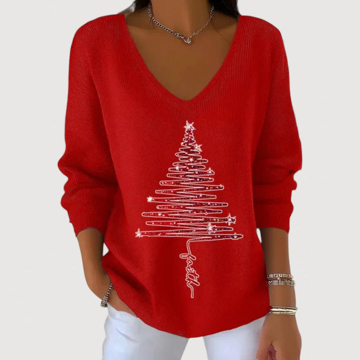 Marta™ | Holiday top with festive details