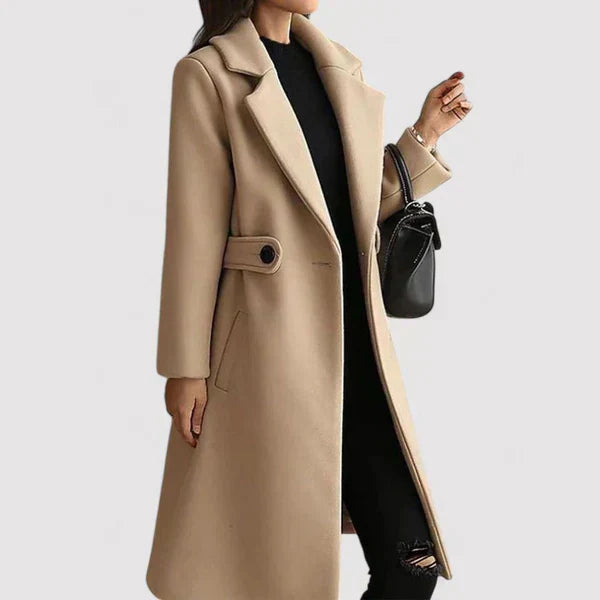 ELENA | CLASSIC WOOL COAT WITH BELT