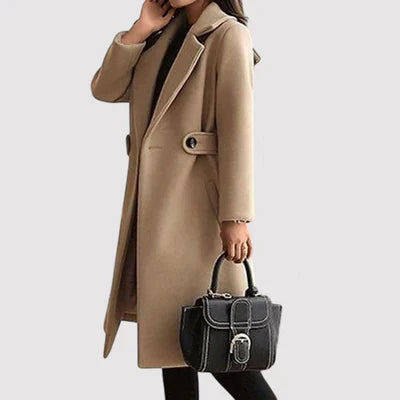 ELENA | CLASSIC WOOL COAT WITH BELT