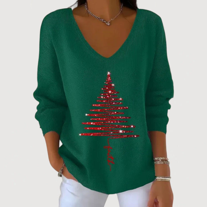Marta™ | Holiday top with festive details