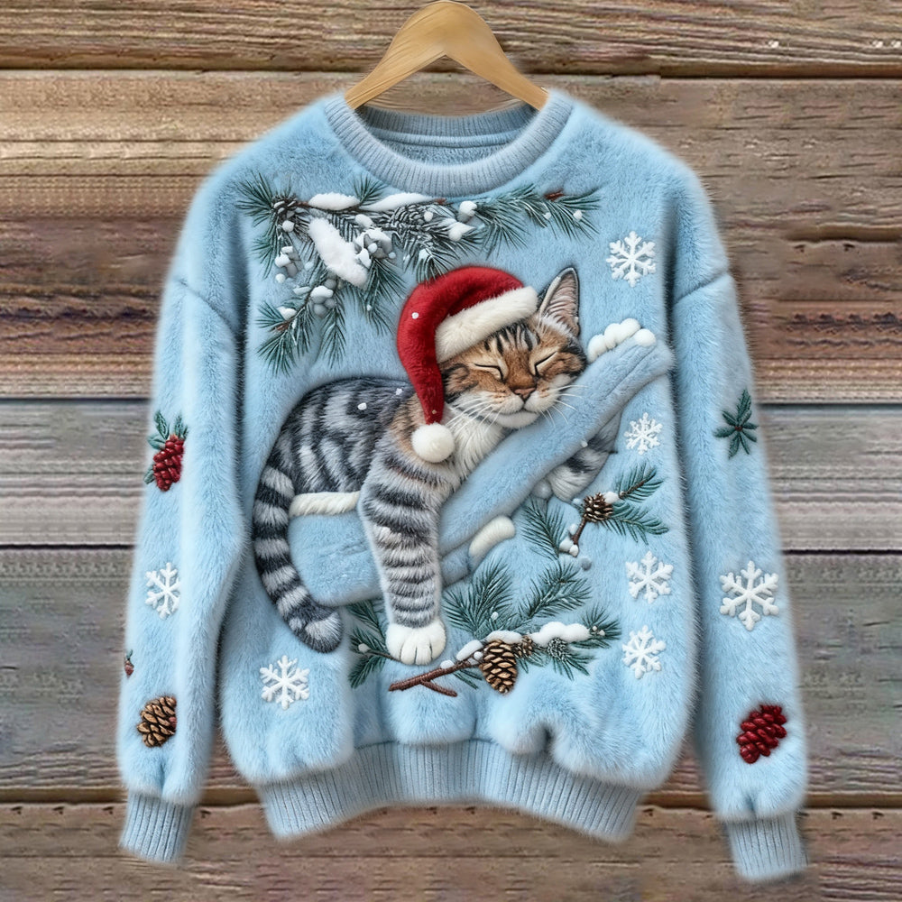 Christmas Sweater with Cats