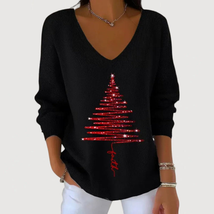 Marta™ | Holiday top with festive details
