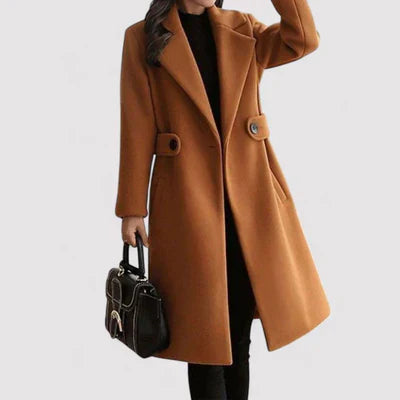 ELENA | CLASSIC WOOL COAT WITH BELT