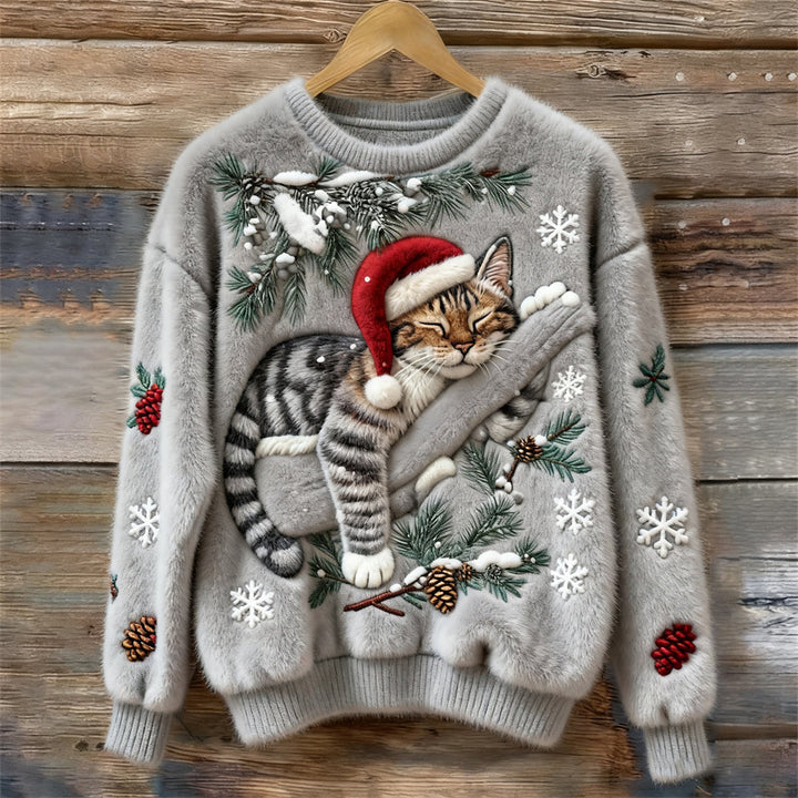 Christmas Sweater with Cats