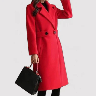 ELENA | CLASSIC WOOL COAT WITH BELT