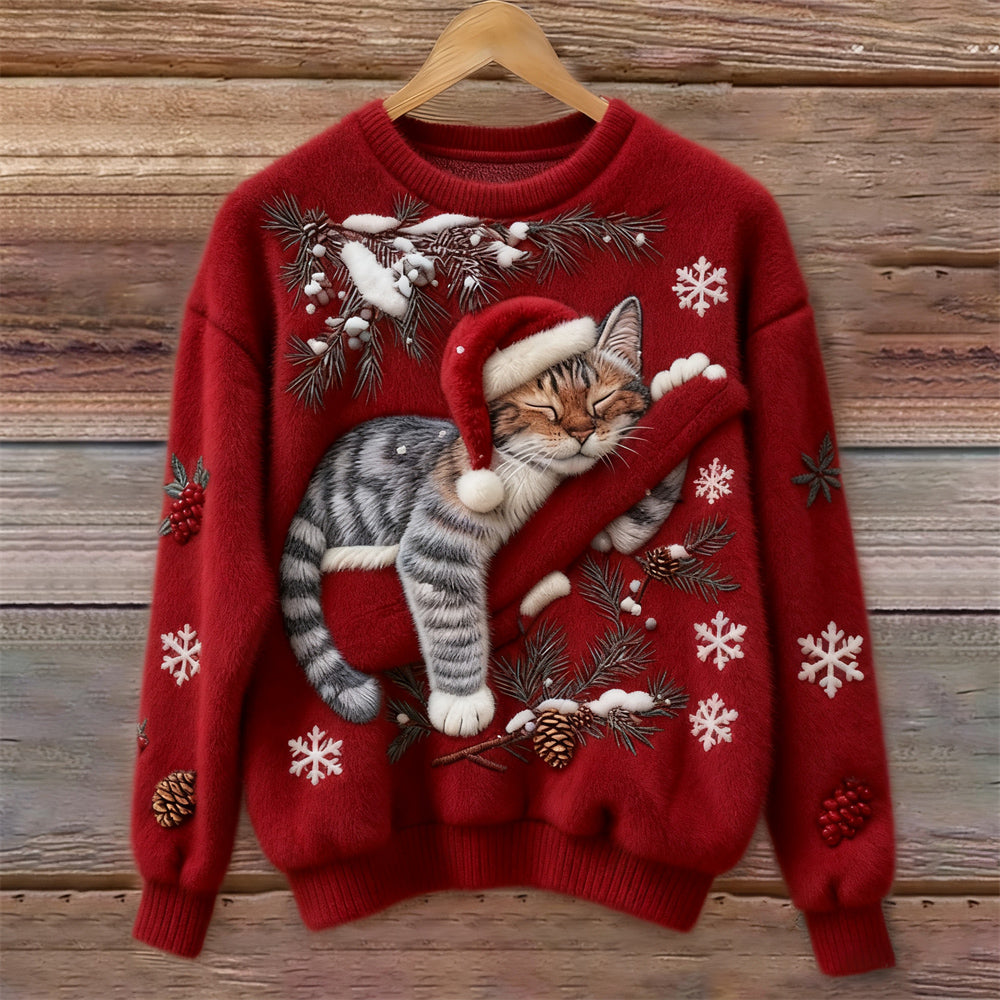 Christmas Sweater with Cats