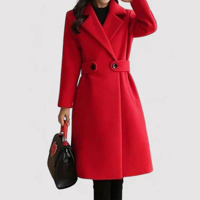 ELENA | CLASSIC WOOL COAT WITH BELT