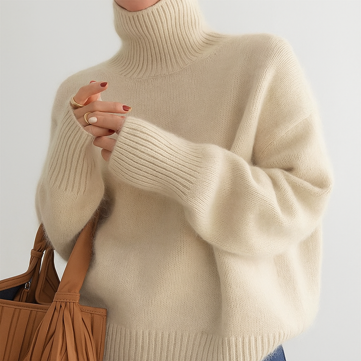 Amaya | Luxe Cashmere Turtleneck Sweater