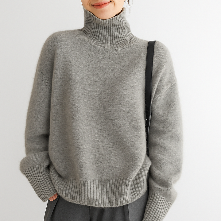 Amaya | Luxe Cashmere Turtleneck Sweater
