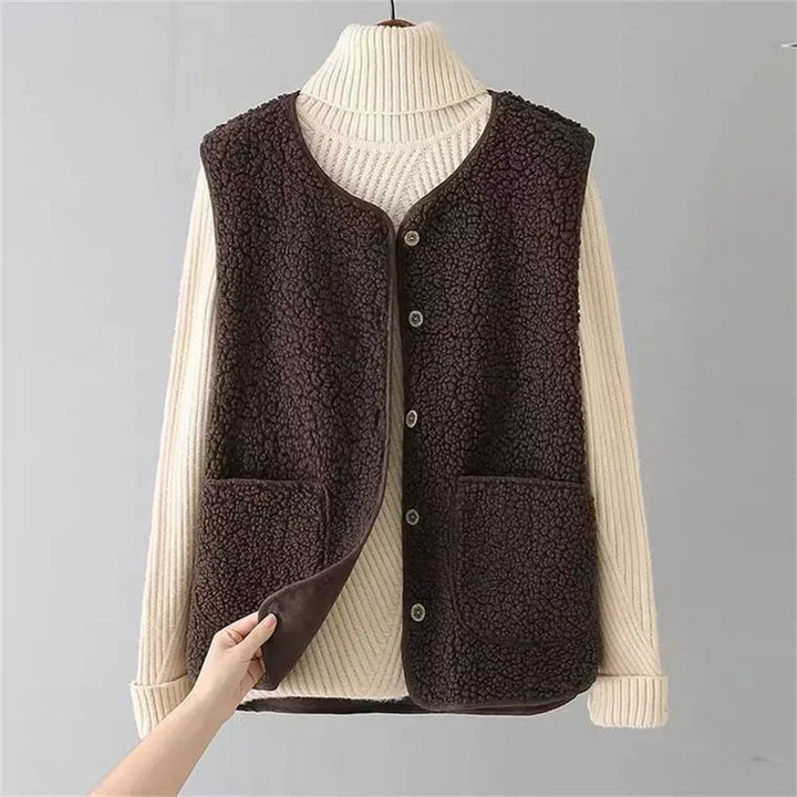 CLAIRE | SOFT TEDDY VEST