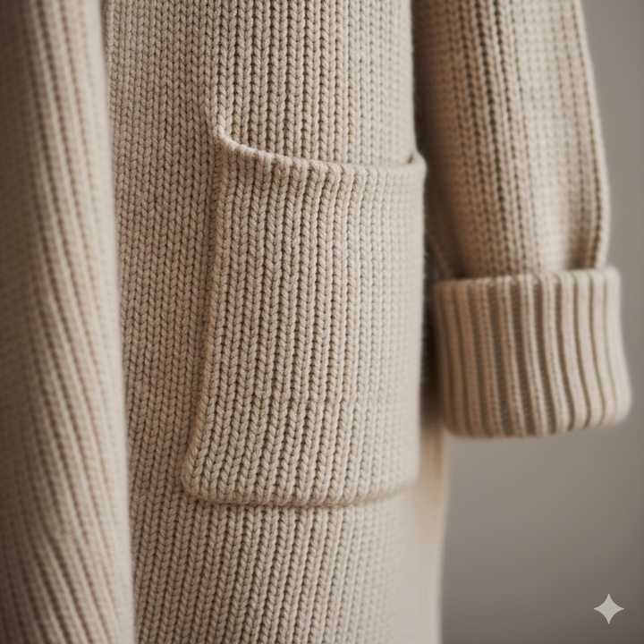 IRENE | Knitted Cardigan in Wool Blend