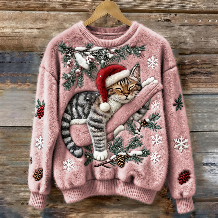 Christmas Sweater with Cats